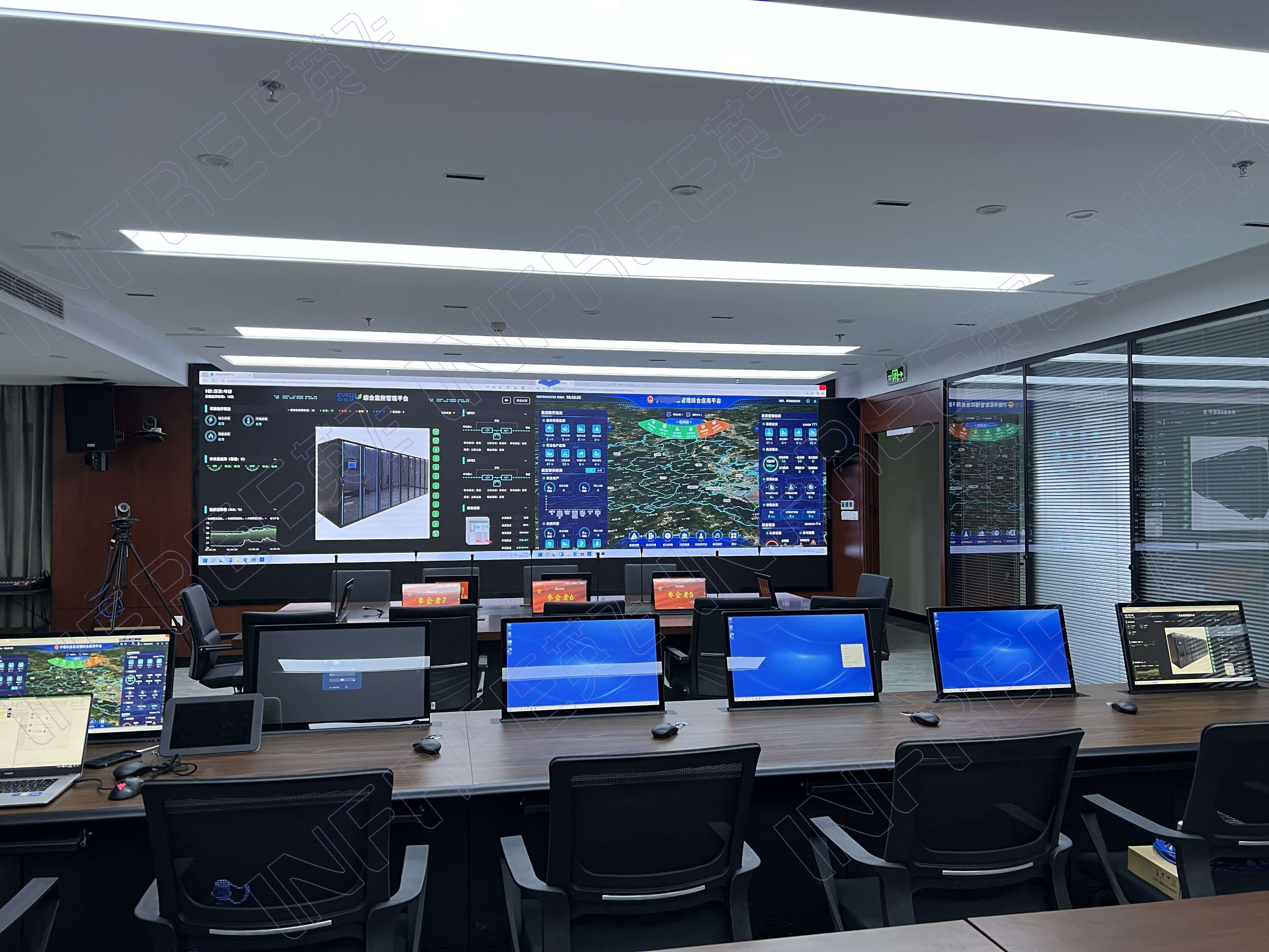infree英飞:华南区某应急中心调度室无纸化项目成功运行